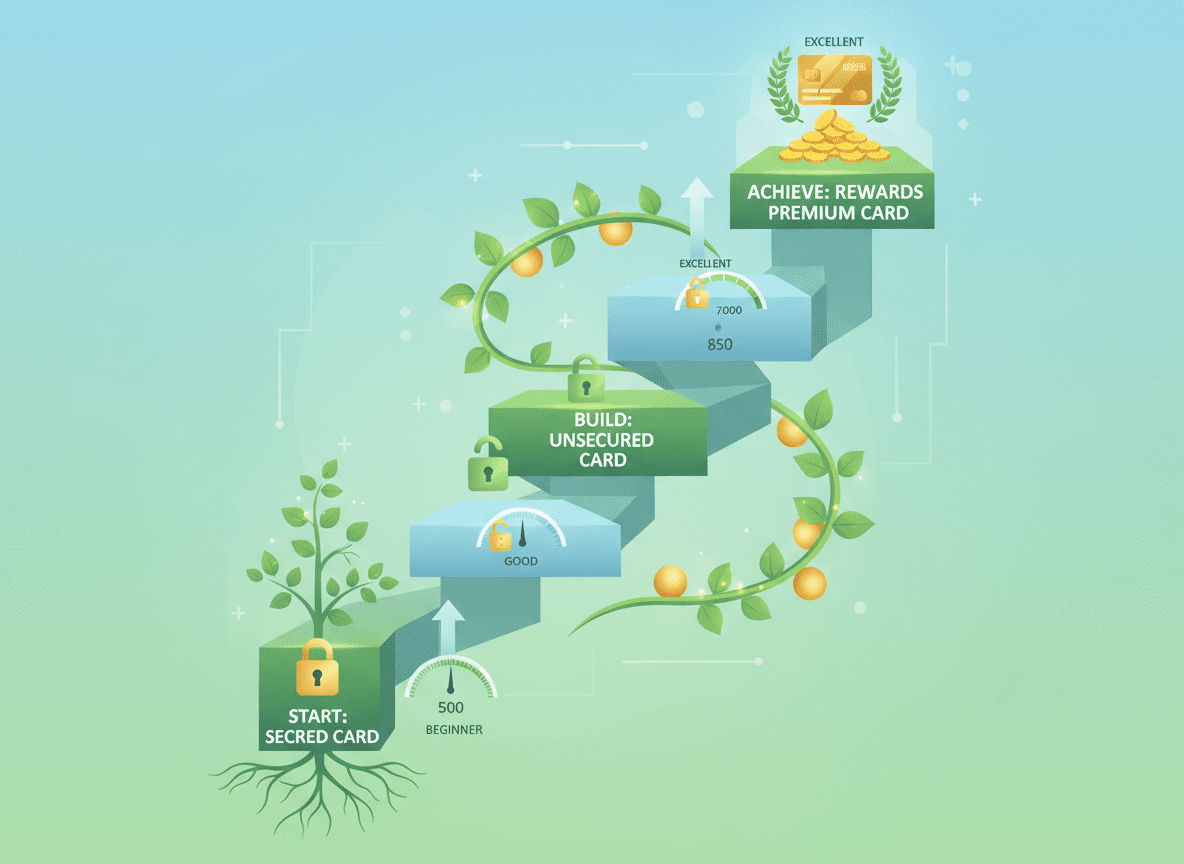 C&oacute;mo Construir y Mejorar Tu Cr&eacute;dito con el Tipo Correcto de Tarjeta